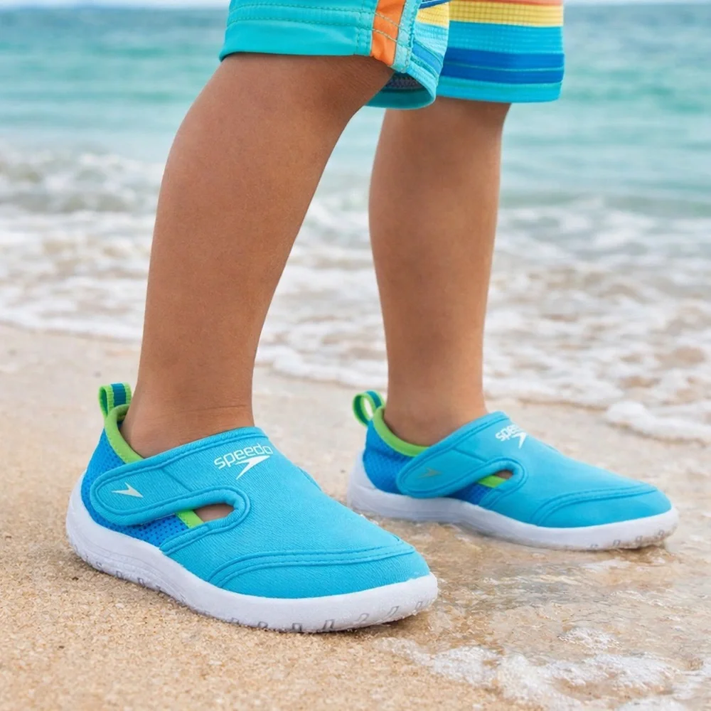 Speedo Kids Water Shoes - Aqua and Lime